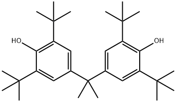 4,4'-isopropylidenebis[2,6-di-tert-butylphenol]  Structure