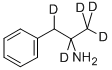 (+/-)-AMPHETAMINE-D5 化学構造式