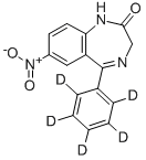 NITRAZEPAM-D5 化学構造式