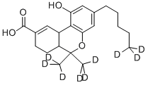 (+/-)-11-NOR-9-CARBOXY-DELTA9-THC-D9 Struktur
