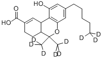 (±)-11-NOR-9-CARBOXY-A9-THC-DG SOLUTION试剂,136765-52-1,结构式