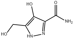 1H-Pyrazole-3-carboxamide, 4-hydroxy-5-(hydroxymethyl)- (9CI) Structure