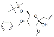 136770-50-8 2H-Pyran-2-ol, 6-(1,1-dimethylethyl)dimethylsilyloxymethyltetrahydro-3-methoxy-5-(phenylmethoxy)-2-(2-propenyl)-, 2R-(2.alpha.,3.beta.,5.beta.,6.alpha.)-