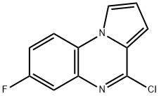 4-氯-7-氟-吡咯并[1,2-A〕喹喔啉,136773-69-8,结构式