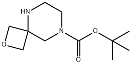 tert-Butyl 2-oxa-5,8-diazaspiro[3.5]nonane-8-carboxylate 结构式