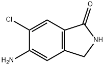 1H-Isoindol-1-one, 5-aMino-6-chloro-2,3-dihydro-,1367864-25-2,结构式
