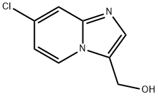 (7-氯咪唑并[1,2-A]吡啶-3-基)甲醇 结构式