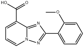 2-(2-Methoxyphenyl)-[1,2,4]triazolo-[1,5-a]pyridine-8-carboxylic acid Structure