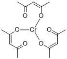 Tris(2,4-pentanedionato)chroMiuM(III) Struktur