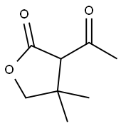 2(3H)-Furanone, 3-acetyldihydro-4,4-dimethyl- (9CI) 结构式