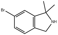 5-Bromo-3,3-dimethyl-1,2-dihydroisoindole 结构式