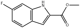 6-氟吲哚-2-羧酸甲酯,136818-43-4,结构式