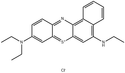 5-ethylamino-9-diethylaminobenzo(a)phenothiazinium,136825-96-2,结构式