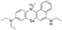 5- ethylamino-9-diethylaminobenzo(a)phenoselenazinium,136825-97-3,结构式