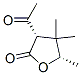 2(3H)-Furanone, 3-acetyldihydro-4,4,5-trimethyl-, cis- (9CI)|