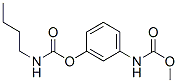 N-[3-[(N-Butylcarbamoyl)oxy]phenyl]carbamic acid methyl ester Structure