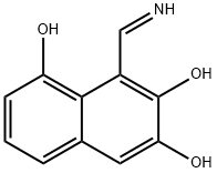 1,6,7-Naphthalenetriol, 8-(iminomethyl)- (9CI),136843-47-5,结构式