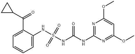 Cyclosulfamuron Struktur