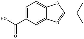 2-(1-Methylethyl)-5-Benzothiazolecarboxylic acid Struktur