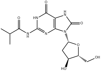 8-HYDROXY-N2-ISOBUTRYL-2'-DEOXYGUANOSINE 结构式