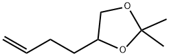 1,3-Dioxolane,  4-(3-butenyl)-2,2-dimethyl-  (9CI) Structure