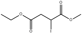 Butanedioic acid, iodo-, 4-ethyl 1-methyl ester (9CI) Structure