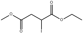 Butanedioic acid, iodo-, 1-ethyl 4-methyl ester (9CI) Structure