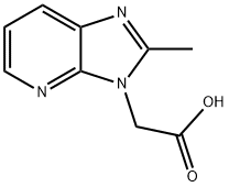 2-(2-Methyl-3H-iMidazo[4,5-b]pyridin-3-yl)acetic acid Structure