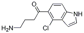 1-Butanone, 4-aMino-1-(4-chloro-1H-indol-5-yl)- 化学構造式