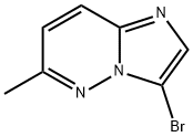 3-溴-6-甲基咪唑并[1,2-B]哒嗪, 1369326-08-8, 结构式