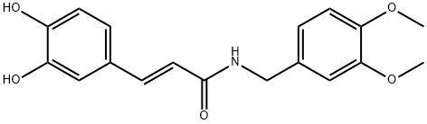 (E)-3-(3,4-Dihydroxyphenyl)-N-(3,4-dimethoxybenzyl)propenamide|