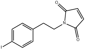 1-[2-(2-碘苯基)乙基]吡咯-2,5-二酮 结构式