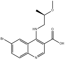 1369532-19-3 (R)-6-bromo-4-(2-methoxypropylamino)quinoline-3-carboxylic acid