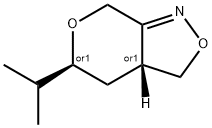 136968-86-0 7H-Pyrano[3,4-c]isoxazole,3,3a,4,5-tetrahydro-5-(1-methylethyl)-,cis-(9CI)