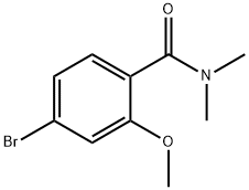 4-BroMo-2-Methoxy-N,N-diMethylbenzaMide 结构式