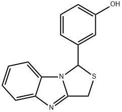 1-(3-Hydroxyphenyl)-1H,3H-thiazolo[3,4-a]benzimidazole,136994-92-8,结构式