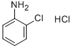 邻氯苯胺盐酸盐,137-04-2,结构式