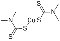 Bis(dimethylcarbamodithioato-S,S') copper Structure