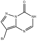 8-bromo-3H,4H-pyrazolo[1,5-a][1,3,5]triazin-4-one Struktur