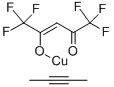 COPPER I HEXAFLUOROPENTANEDIONATE-2-BUTYNE COMPLEX Structure