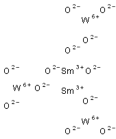 disamarium tritungsten dodecaoxide Structure