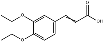 (2E)-3-(3,4-DIETHOXYPHENYL)ACRYLIC ACID Struktur