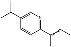 Pyridine, 5-(1-methylethyl)-2-(1-methyl-1-propenyl)- (9CI),137013-13-9,结构式