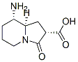 2-Indolizinecarboxylicacid,8-aminooctahydro-3-oxo-,[2S-(2alpha,8alpha,8aalpha)]-(9CI),137038-27-8,结构式