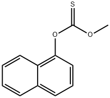 Thiocarbonic acid methyl 1-naphtyl ester Struktur