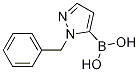 Boronic acid, B-[1-(phenylMethyl)-1H-pyrazol-5-yl]- Structure