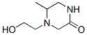 Piperazinone, 4-(2-hydroxyethyl)-5-methyl- (9CI) 结构式