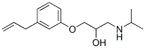 1-(3-Allylphenoxy)-3-(isopropylamino)-2-propanol,13707-91-0,结构式