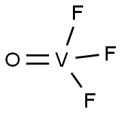 バナジウム(V)トリフルオリドオキシド 化学構造式