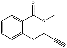 Benzoic acid, 2-(2-propynylamino)-, methyl ester (9CI) 结构式